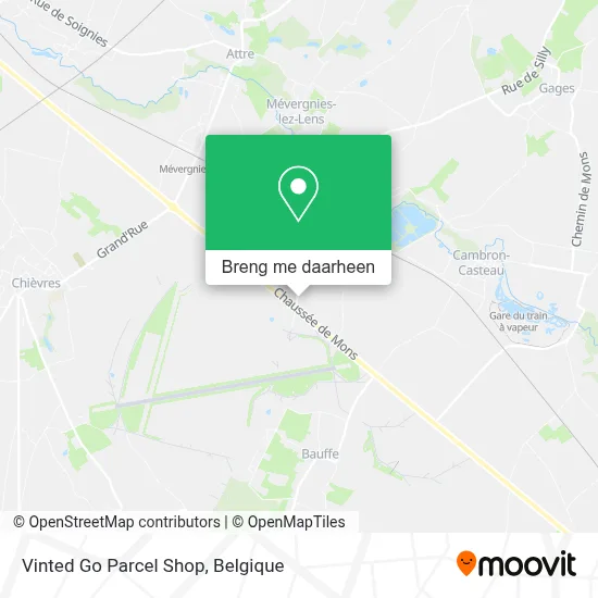 Vinted Go Parcel Shop kaart