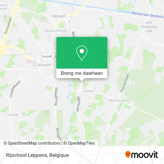 Rijschool Leppens kaart