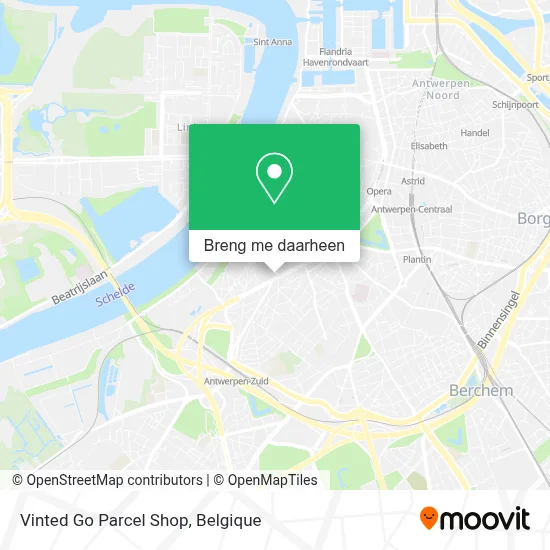 Vinted Go Parcel Shop kaart