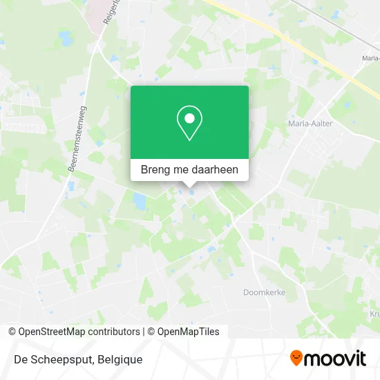 De Scheepsput kaart