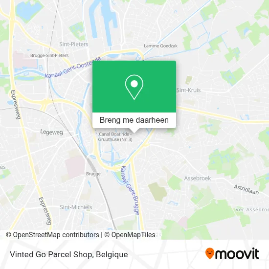 Vinted Go Parcel Shop kaart