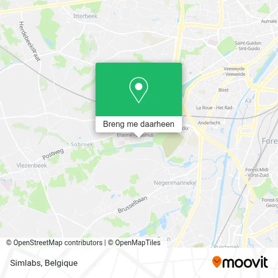 Simlabs kaart
