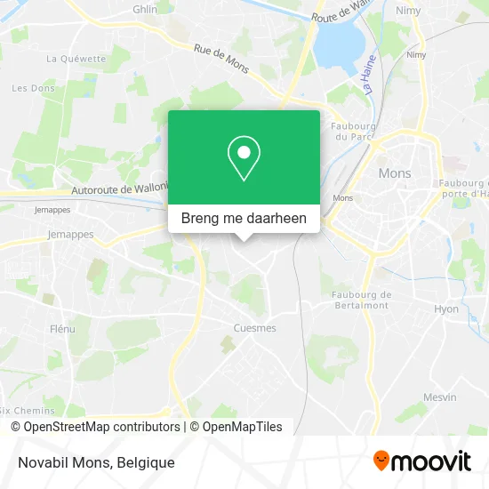Novabil Mons kaart