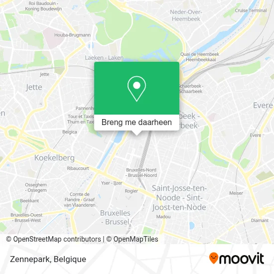 Zennepark kaart