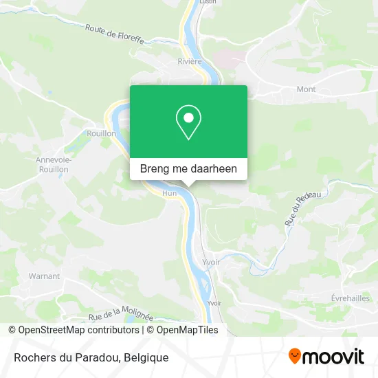 Rochers du Paradou kaart