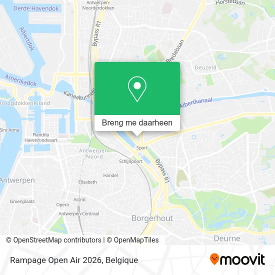 Rampage Open Air 2026 kaart