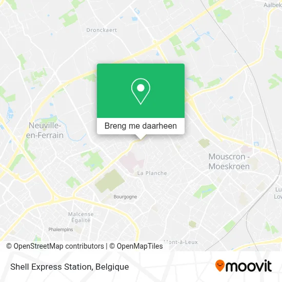 Shell Express Station kaart
