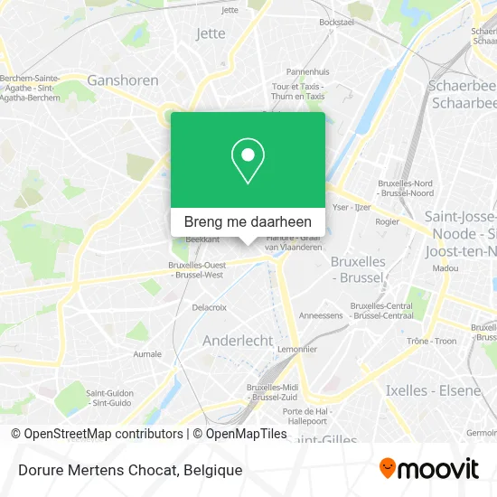Dorure Mertens Chocat kaart