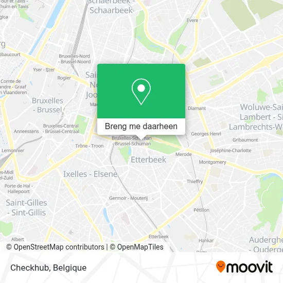 Checkhub kaart