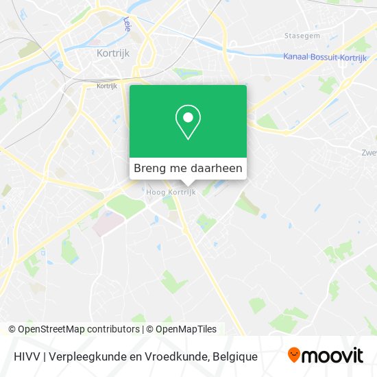 HIVV | Verpleegkunde en Vroedkunde kaart