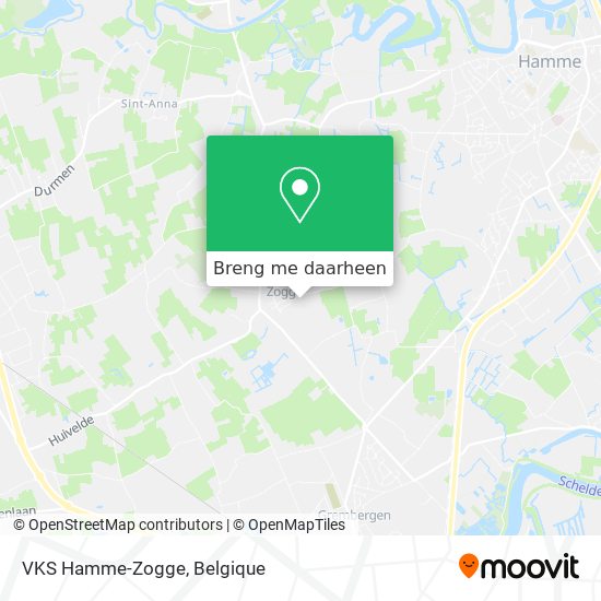 VKS Hamme-Zogge kaart