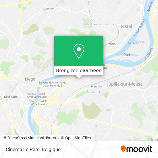 Cinema Le Parc kaart