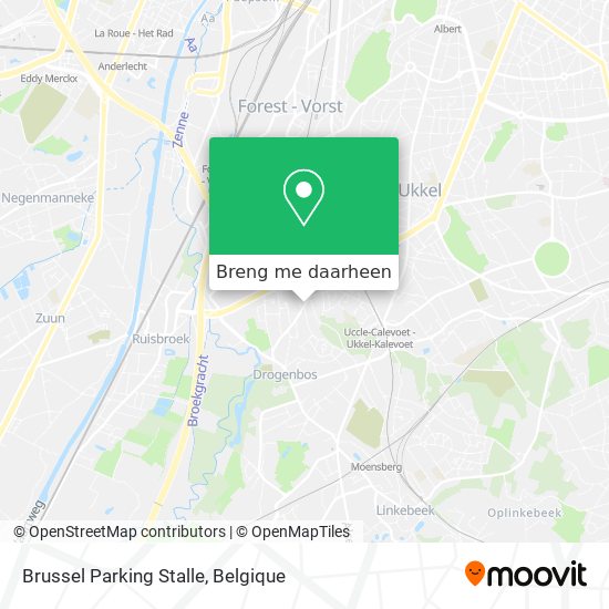 Brussel  Parking Stalle kaart