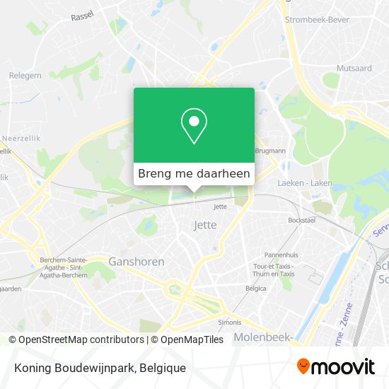 Koning Boudewijnpark kaart
