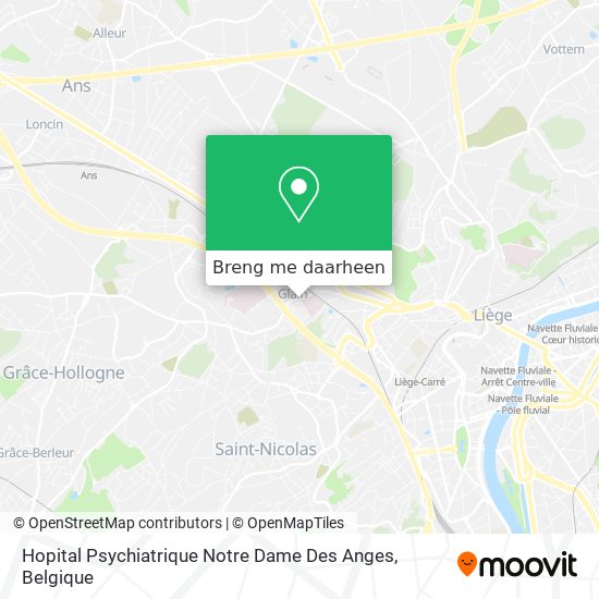 Hopital Psychiatrique Notre Dame Des Anges kaart
