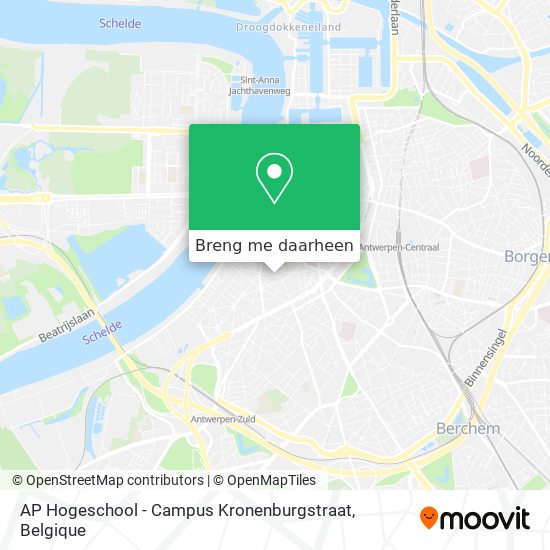 AP Hogeschool - Campus Kronenburgstraat kaart