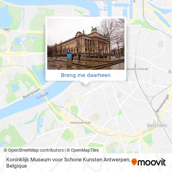 Koninklijk Museum voor Schone Kunsten Antwerpen kaart