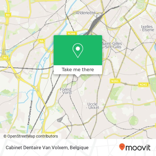 Cabinet Dentaire Van Volxem kaart