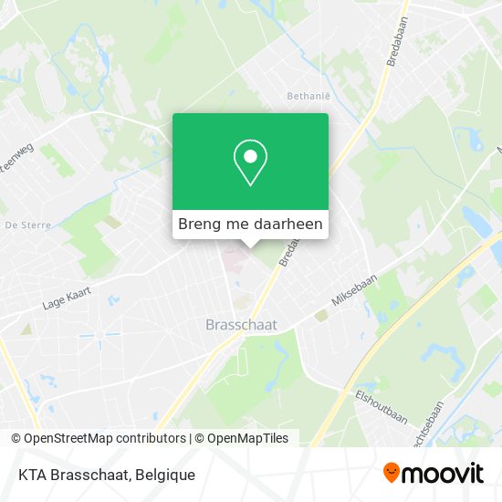 KTA Brasschaat kaart