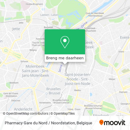 Pharmacy Gare du Nord / Noordstation kaart
