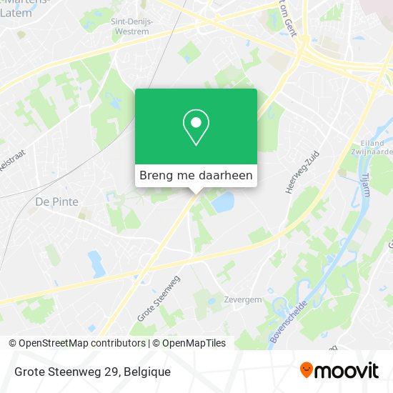 Grote Steenweg 29 kaart