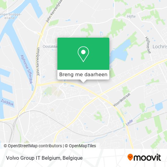 Volvo Group IT Belgium kaart