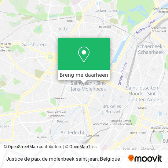 Justice de paix de molenbeek saint jean kaart