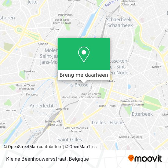 Kleine Beenhouwersstraat kaart
