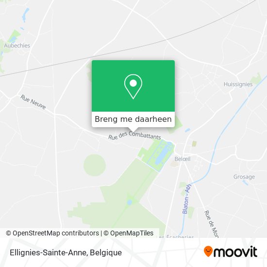 Ellignies-Sainte-Anne kaart