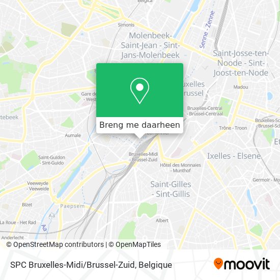SPC Bruxelles-Midi / Brussel-Zuid kaart