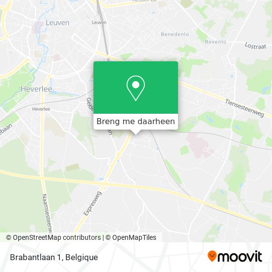 Brabantlaan 1 kaart