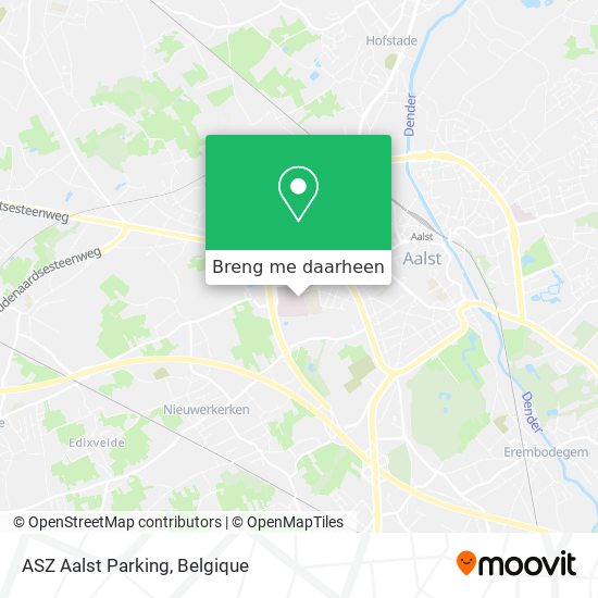 ASZ Aalst Parking kaart