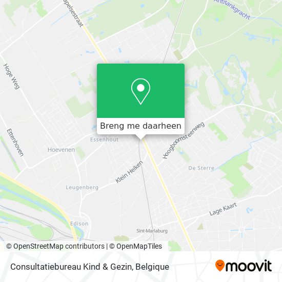 Consultatiebureau Kind & Gezin kaart