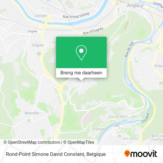 Rond-Point Simone David Constant kaart