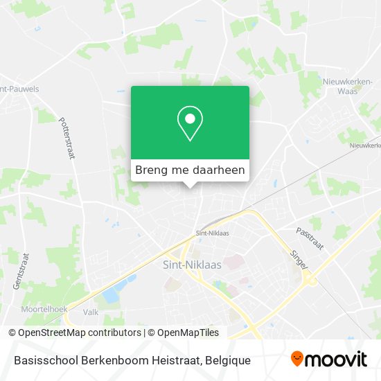 Basisschool Berkenboom Heistraat kaart