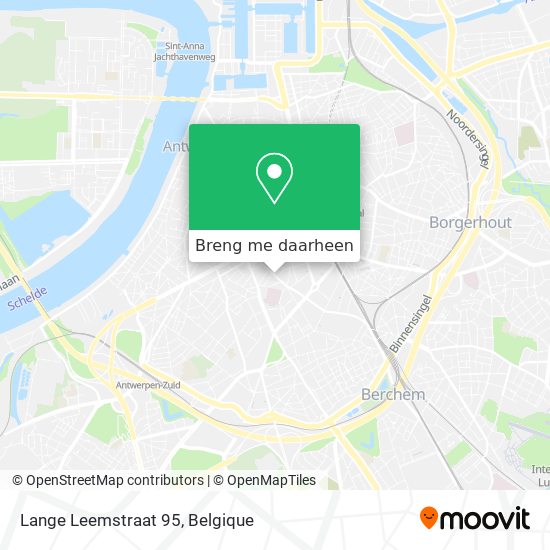 Lange Leemstraat 95 kaart