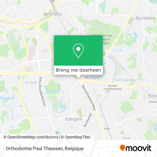 Orthodontie Paul Thiessen kaart