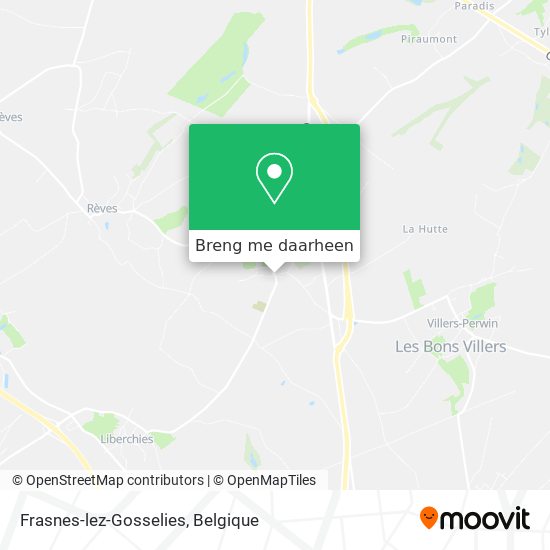 Frasnes-lez-Gosselies kaart