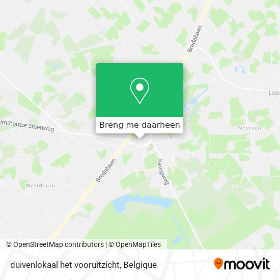 duivenlokaal het vooruitzicht kaart