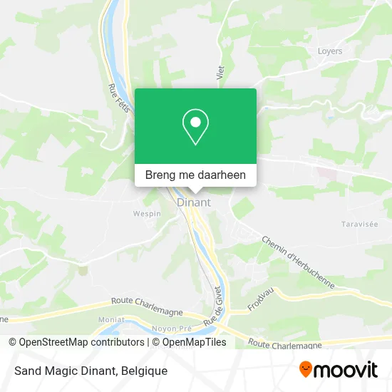 Sand Magic Dinant kaart