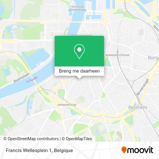 Francis Wellesplein 1 kaart