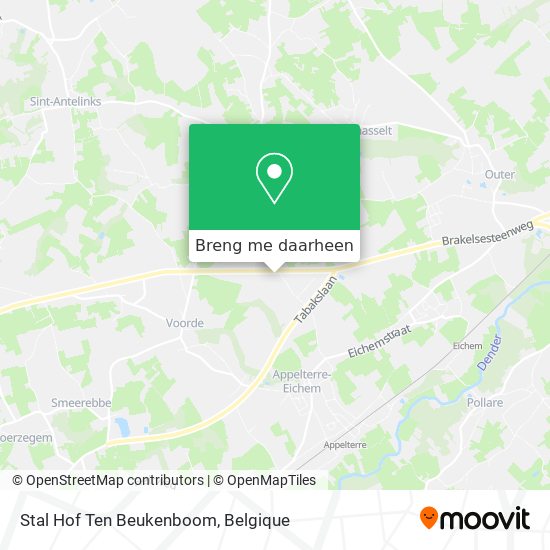 Stal Hof Ten Beukenboom kaart