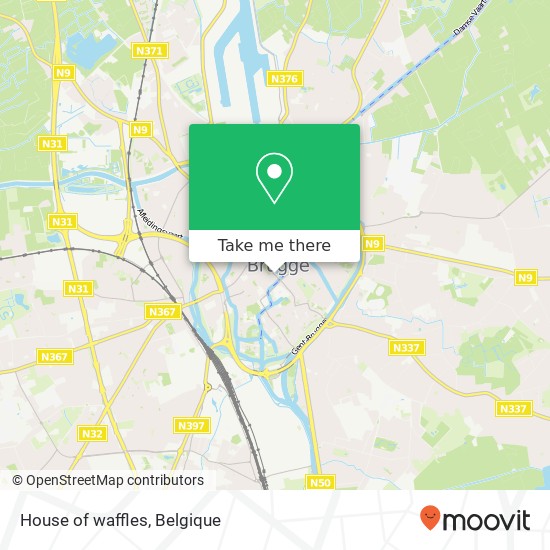 House of waffles kaart