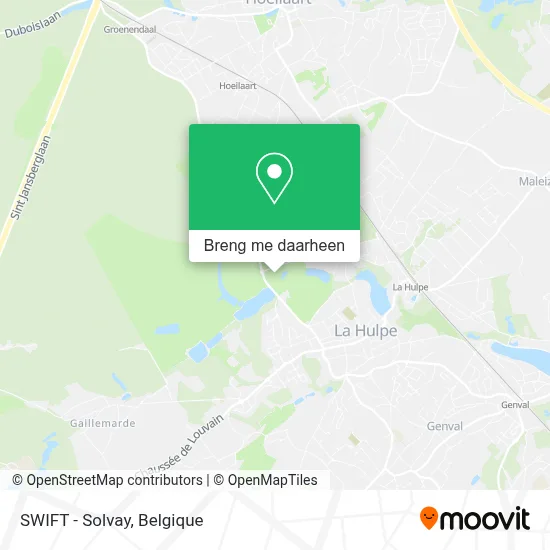 SWIFT - Solvay kaart
