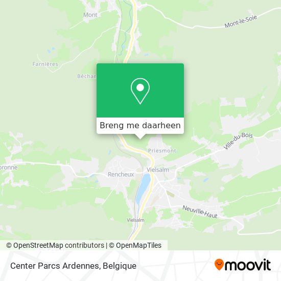 Center Parcs Ardennes kaart