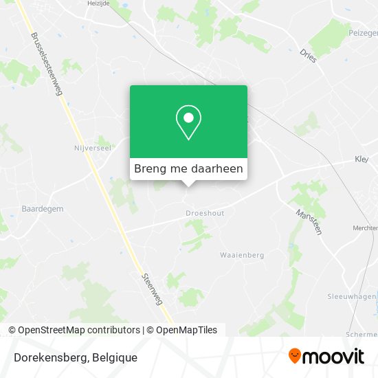 Dorekensberg kaart