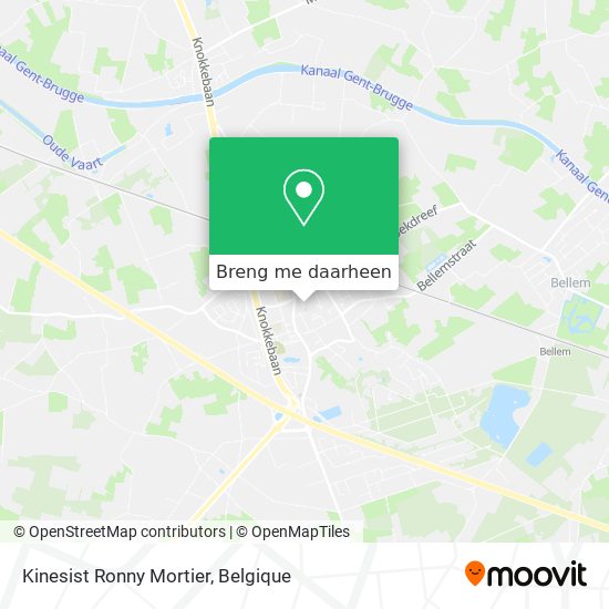 Kinesist Ronny Mortier kaart