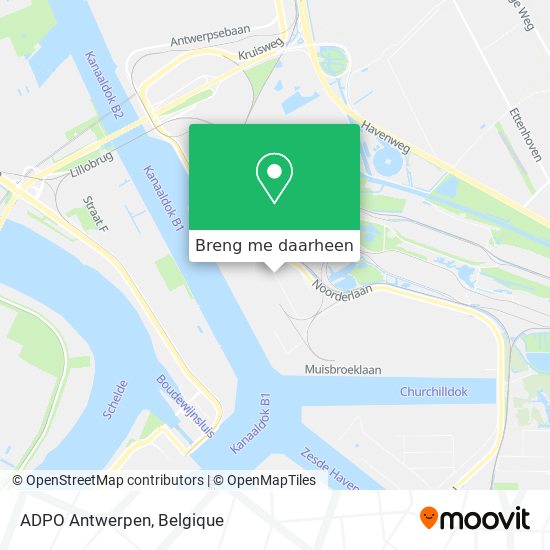 ADPO Antwerpen kaart