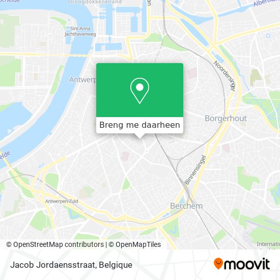 Jacob Jordaensstraat kaart