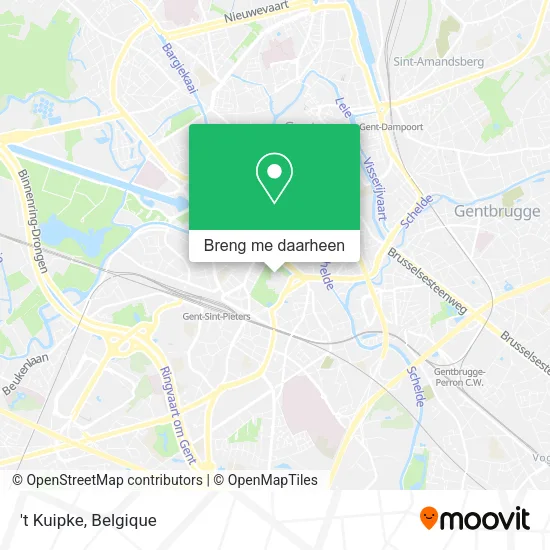 't Kuipke kaart